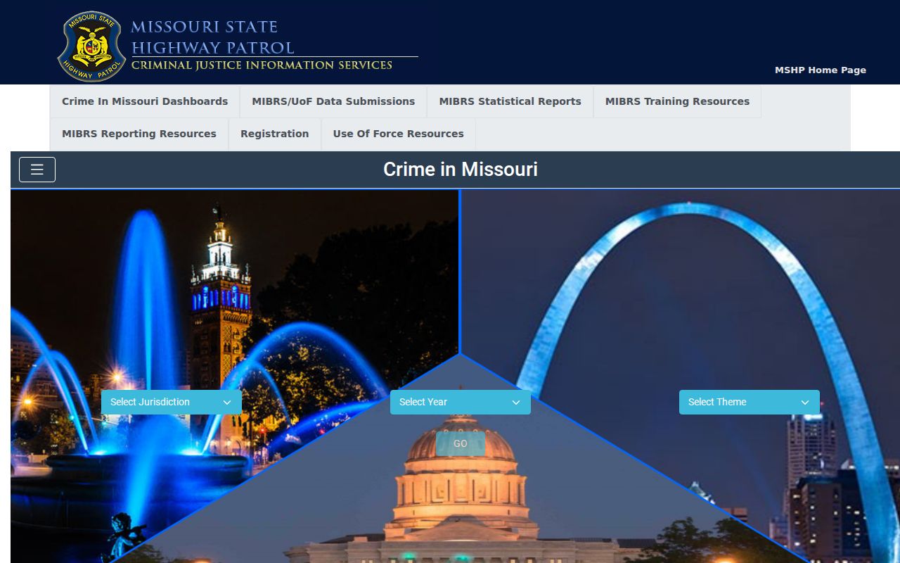 Ava criminal records Show-Me Crime dashboard